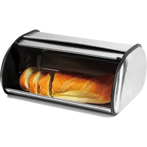 bread box stainless steel brushed|brushed stainless steel bread box.